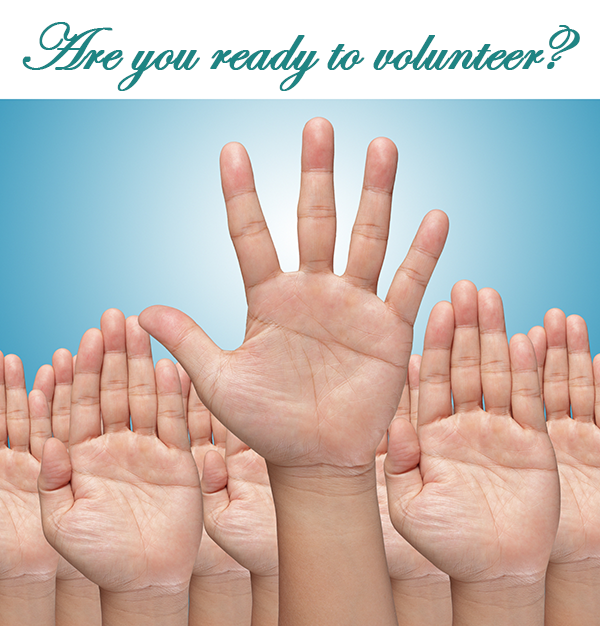 Are you ready to become a volunteer?